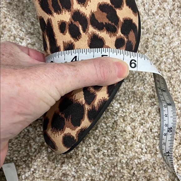 Old Navy Leopard Print Ankle Boots - Picture 7 of 7